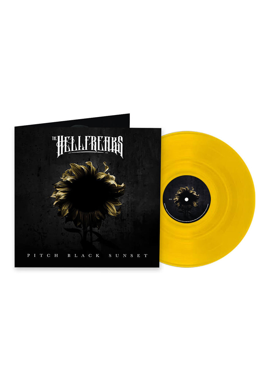The Hellfreaks - Pitch Black Sunset Ltd. Sun Yellow - Vinyl