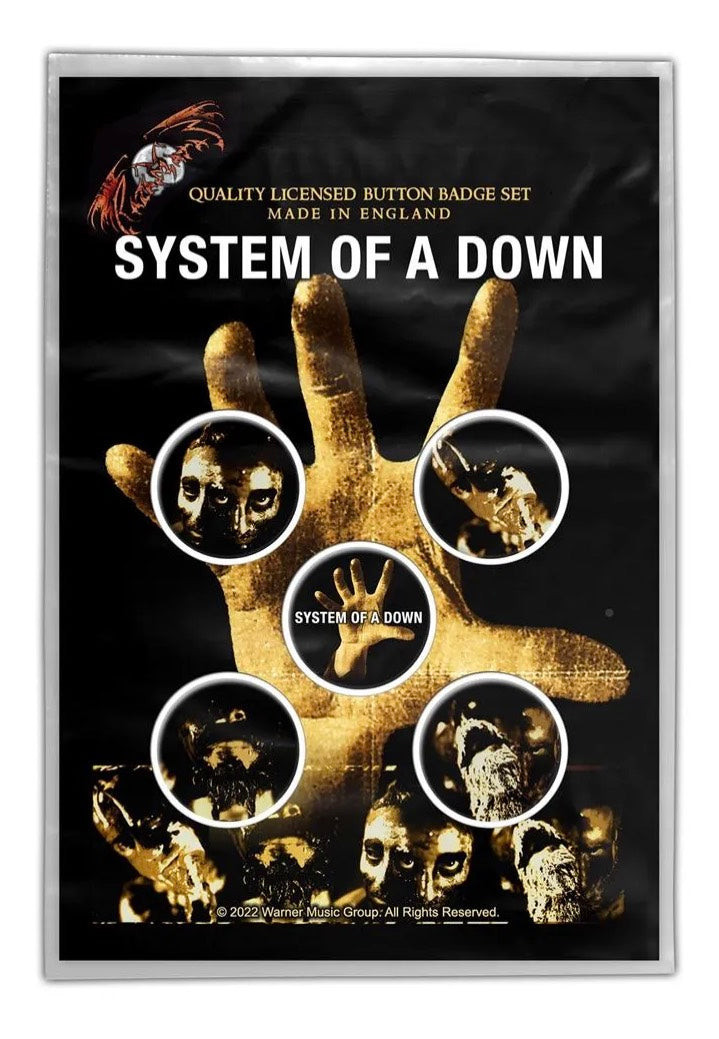 System Of A Down - Hand - Buttons