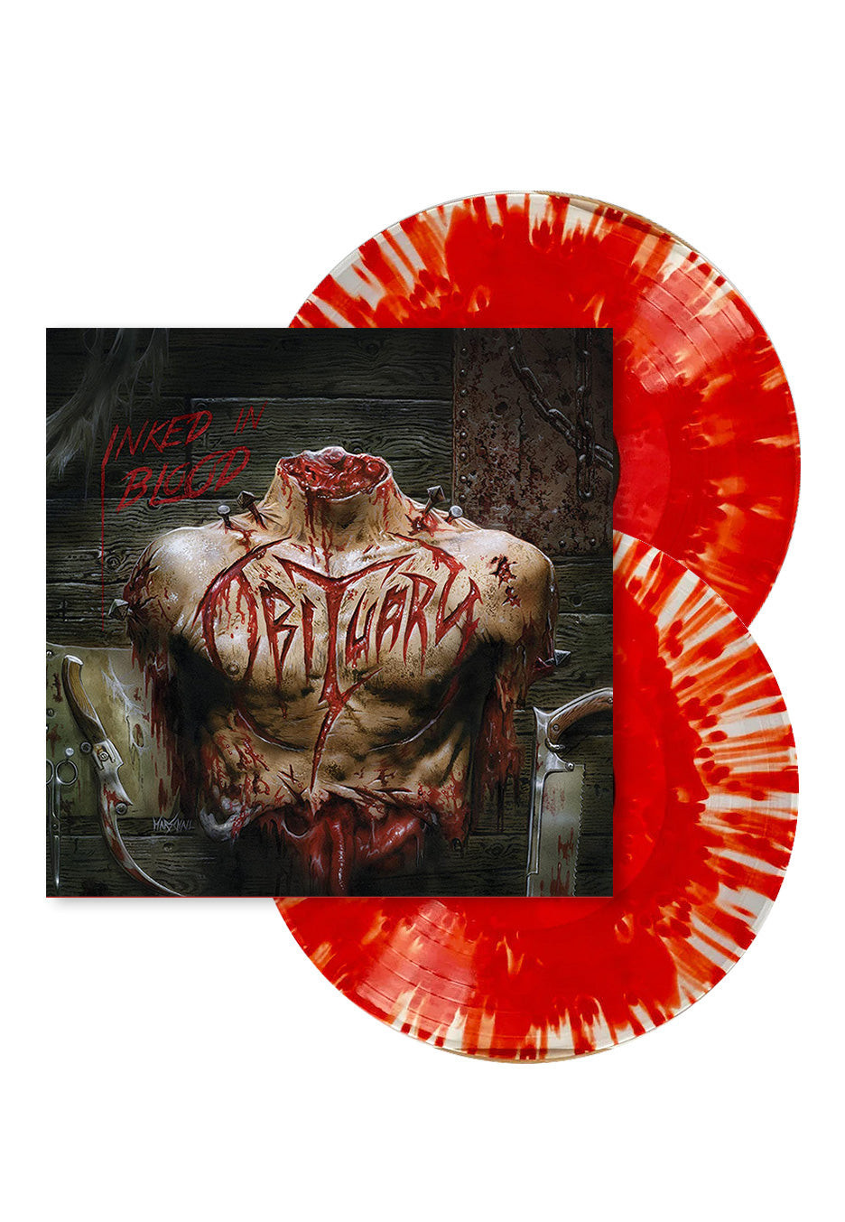 Obituary - Inked In Blood Blood Red Cloudy - Vinyl