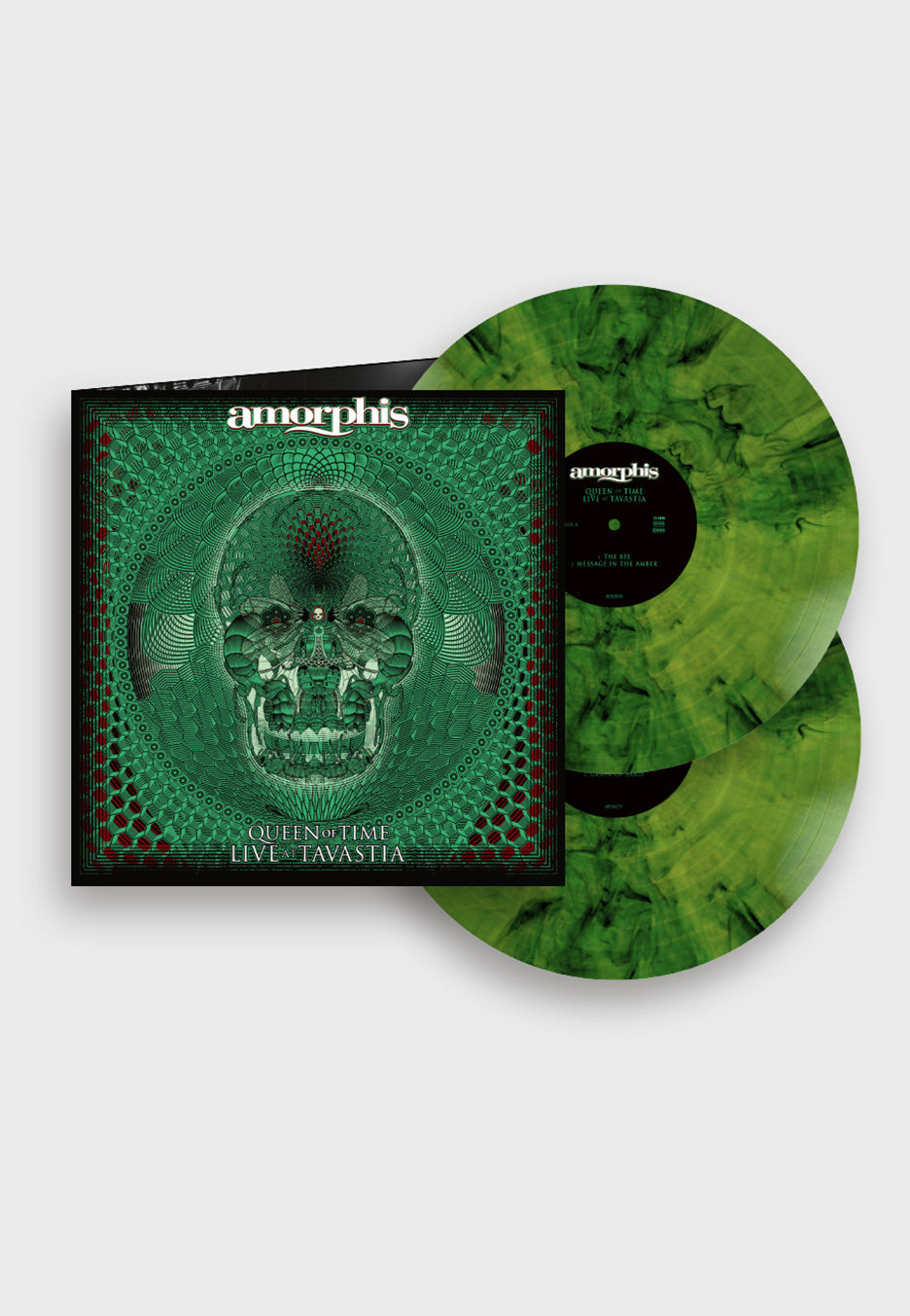 Amorphis - Queen Of Time (Live At Tavastia 2021) Green/Black - Vinyl