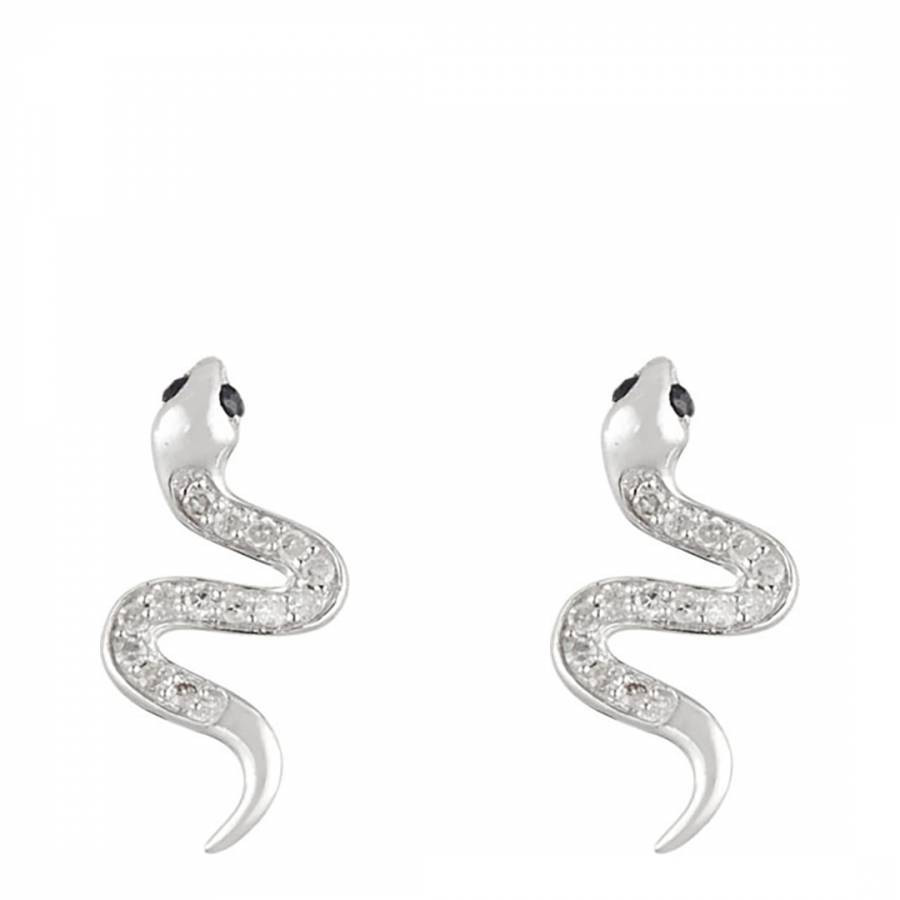 White Gold Diamond Saly Earrings