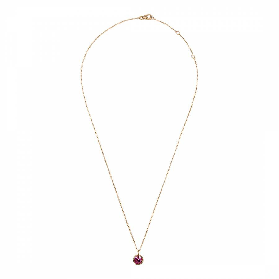 Gold Ziggy Gemstone Necklace