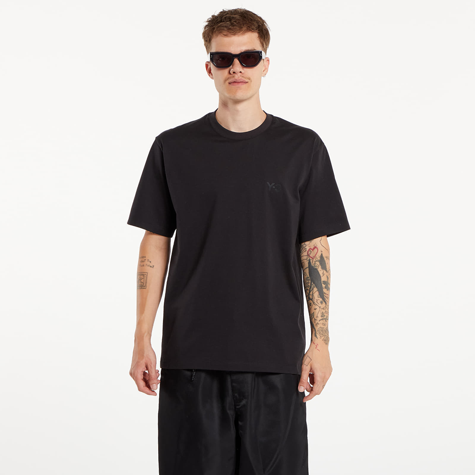 T-shirt Y-3 M Regular Short Sleeve Tee Black XS