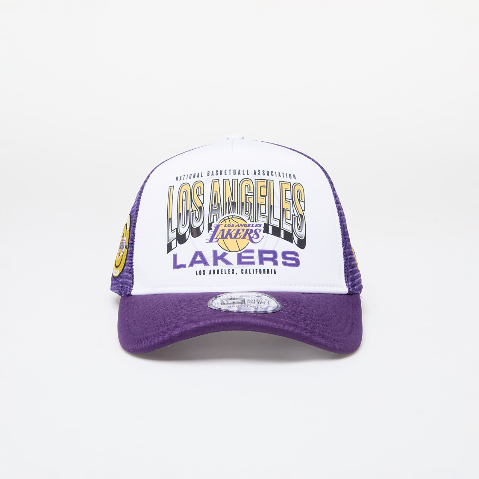 Cap New Era Los Angeles Lakers NBA Team Colour 9FORTY E-Frame Adjustable Trucker Cap True Purple/ Yellow Universal