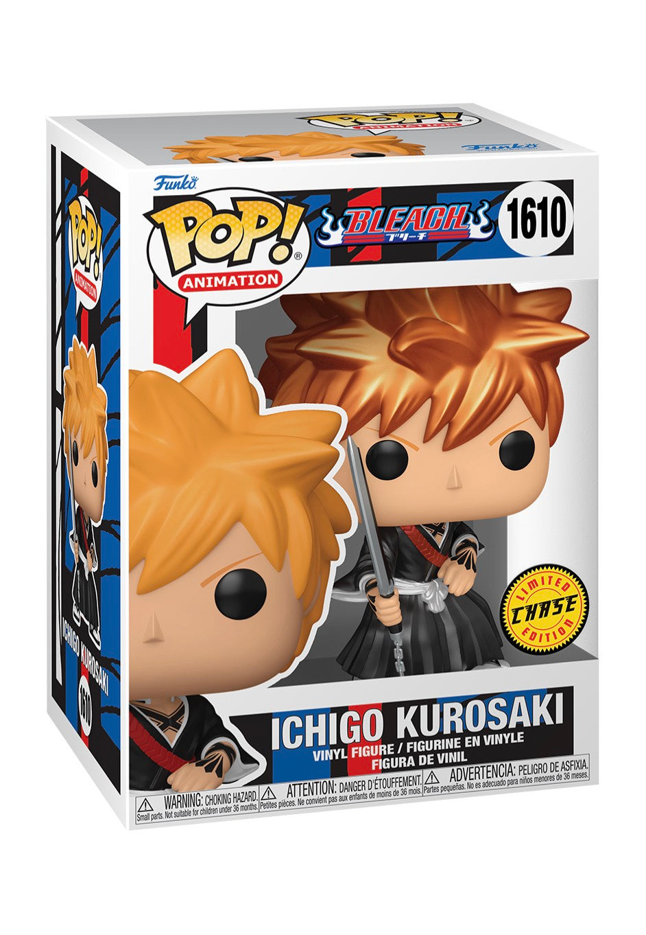 Bleach - Ichigo w/ Chase (Metallic) POP! Vinyl - Funko Pop