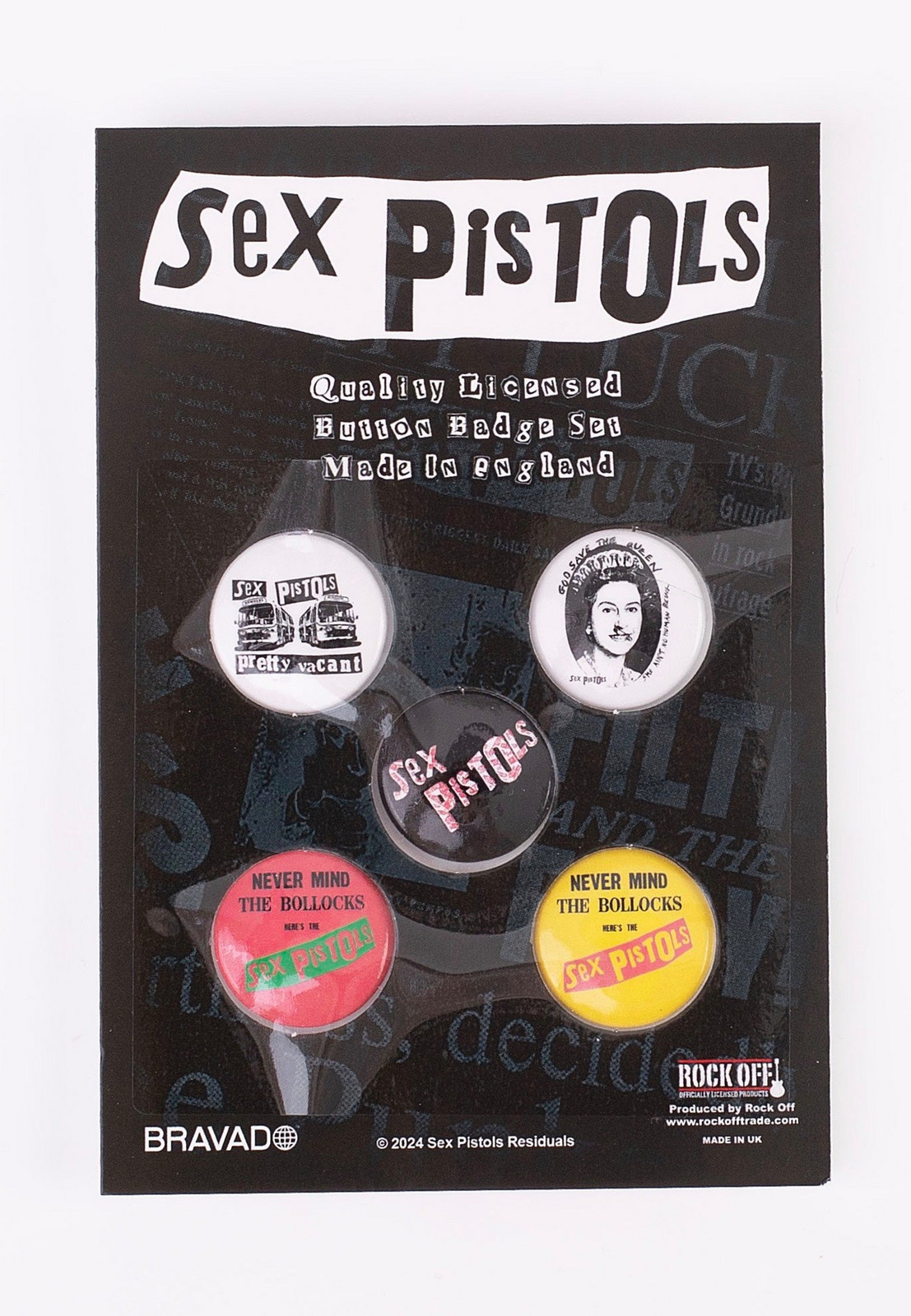 Sex Pistols - Never Mind The B**** - Button