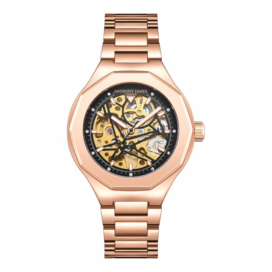 Men's Anthony James Limited Edition Gold Watch