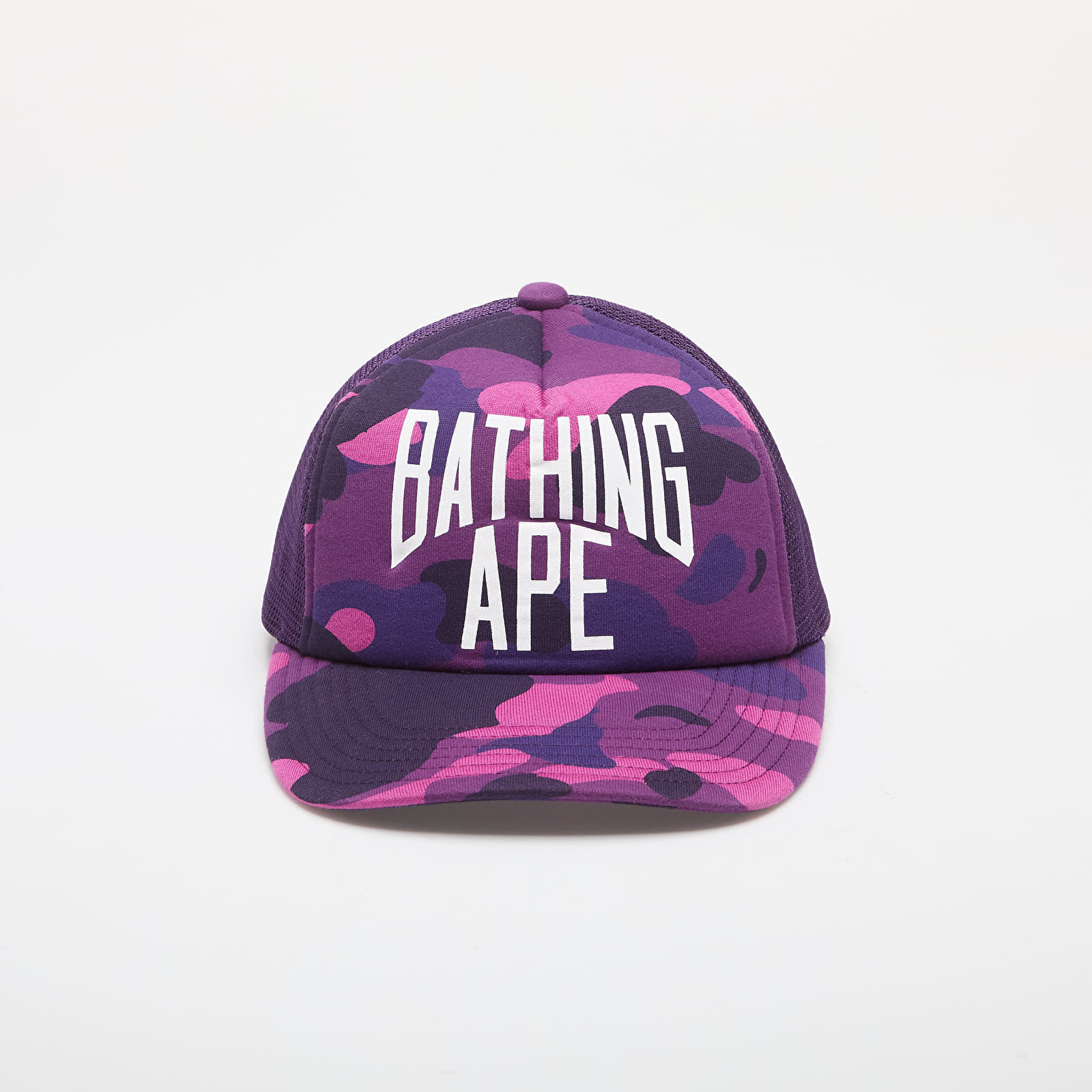 Cap A BATHING APE Color Camo Nyc Logo Mesh Cap Purple Universal