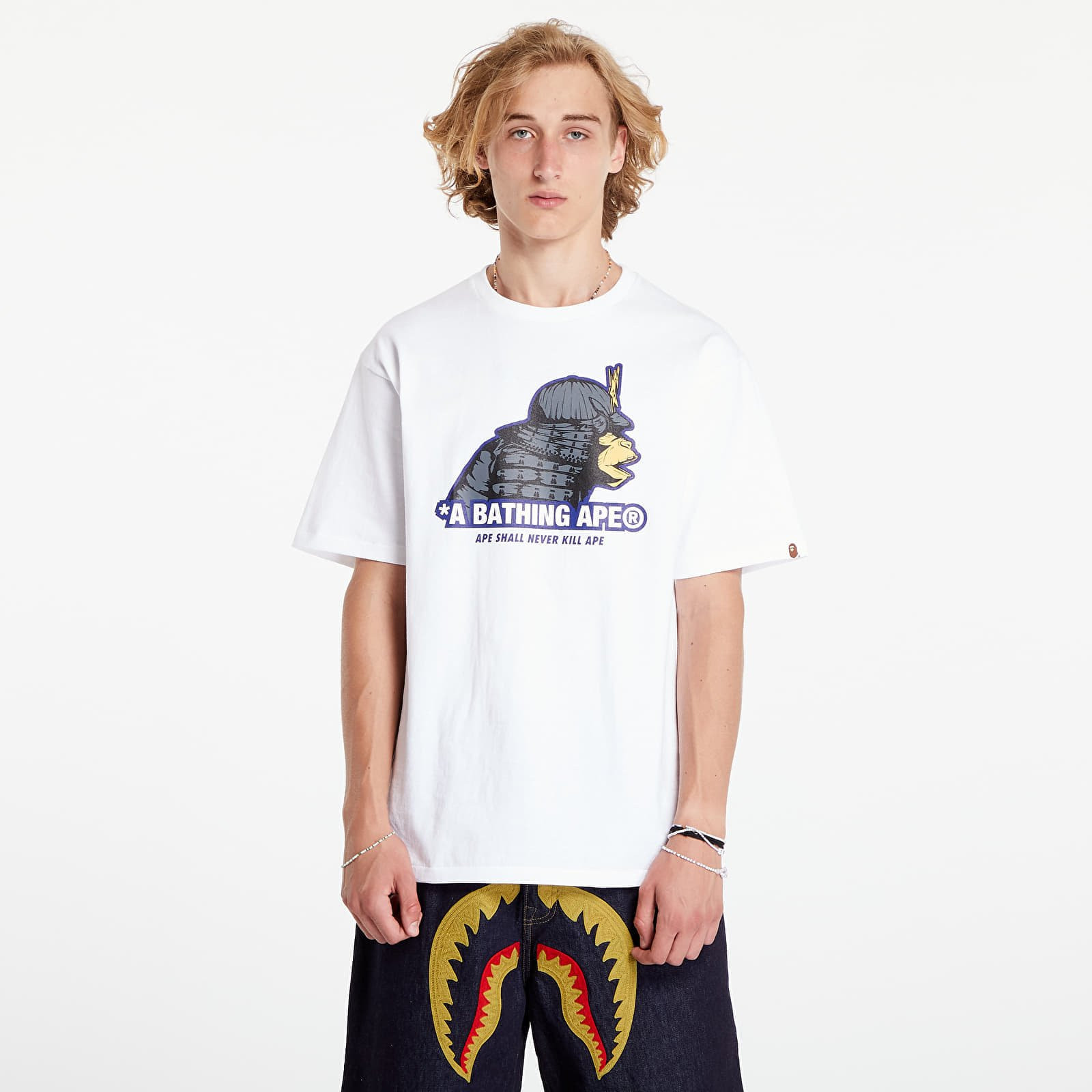 T-shirt A BATHING APE Samurai Tee White L