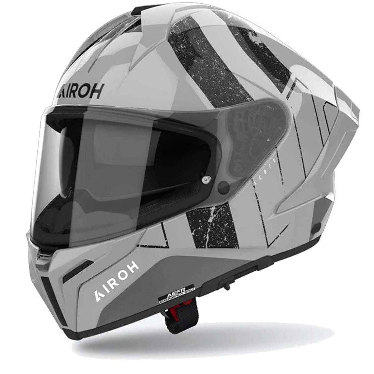 Airoh Matryx Scope Grey Black Full Face Helmet Size L