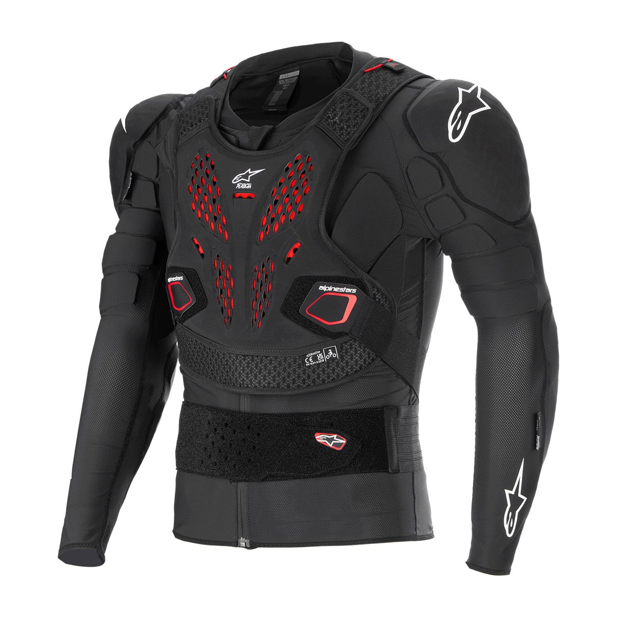 Alpinestars Bionic Pro V3 Plasma Protection Jacket Black Red White Size S