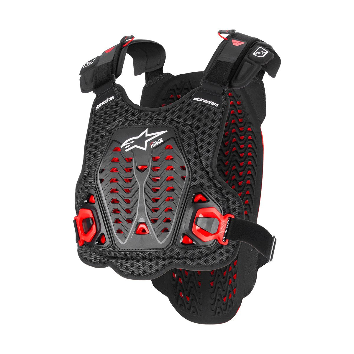 Alpinestars A-5 Plasma Chest Protector Black Red White Size M-L