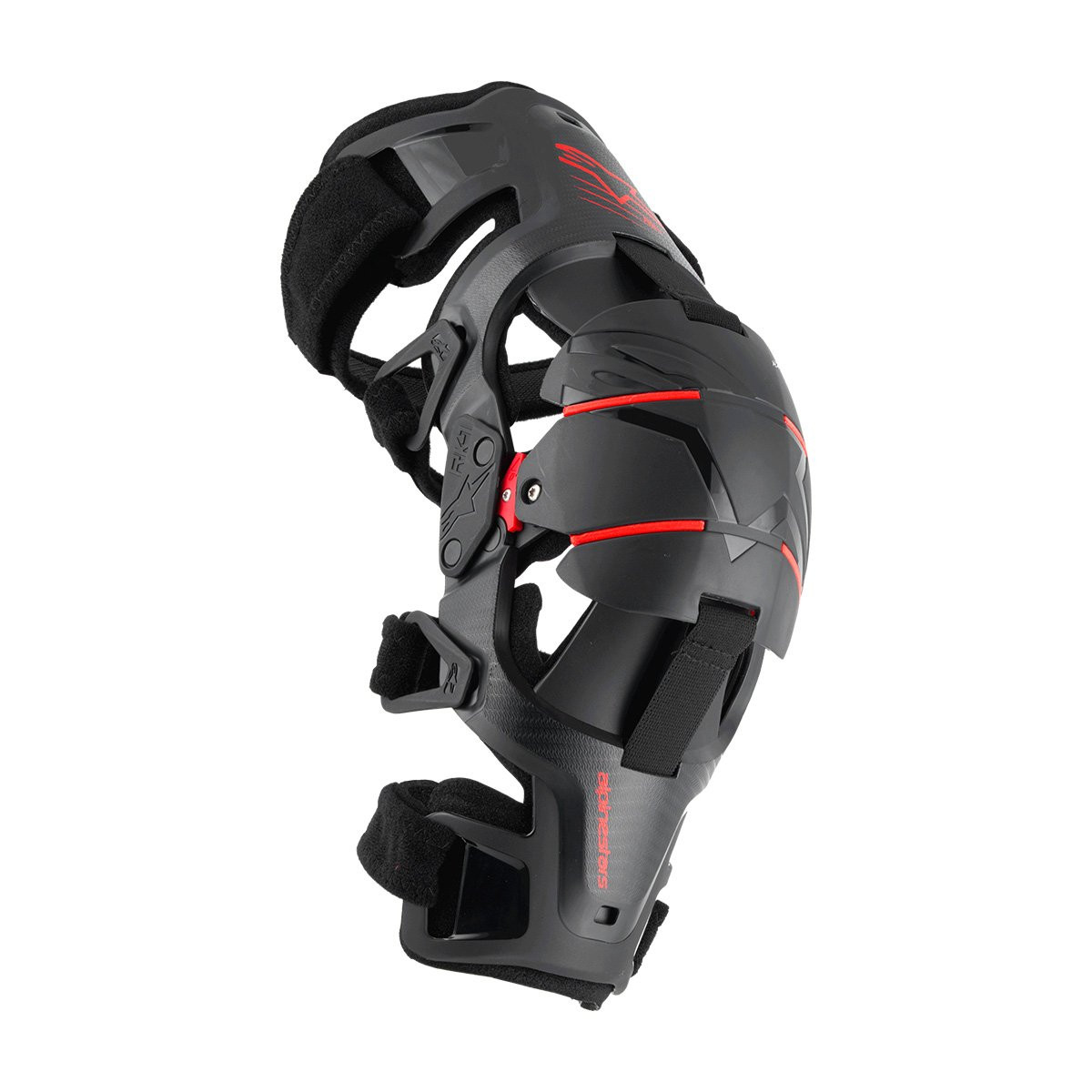 Alpinestars RK-1 Plasma Knee Brace Set Black Red Size L-XL