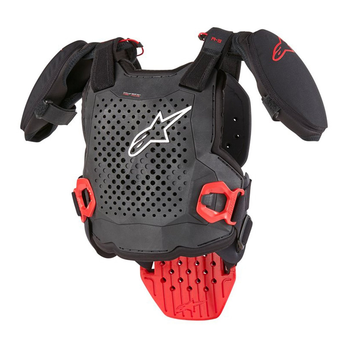 Alpinestars A-5 S V2 Youth Chest Protector Black White Red Size L-XL