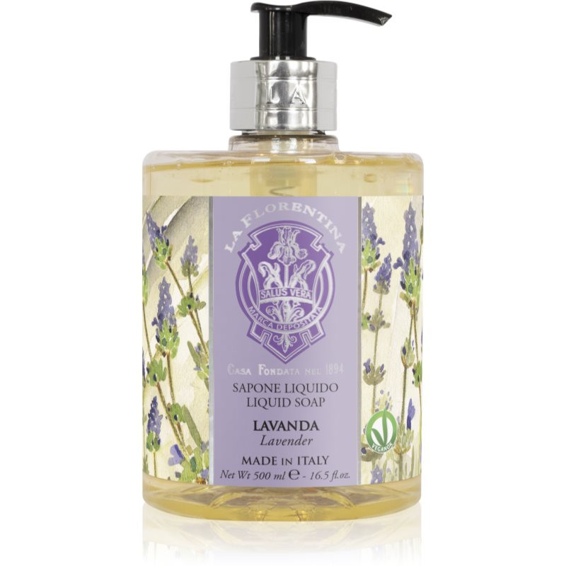 La Florentina Lavender Liquid Soap natural liquid hand soap with lavender fragrance 500 ml