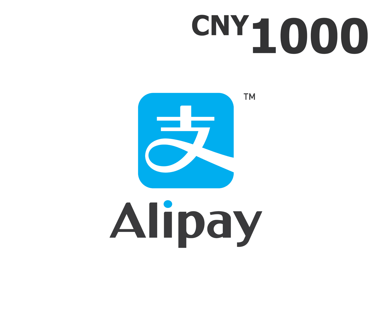 AliPay Wallet 1000 CNY Top Up CN