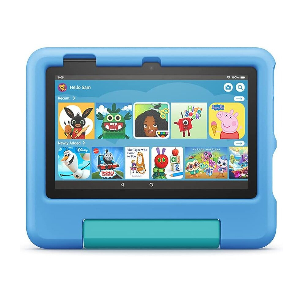 Amazon Fire 7 Kids Tablet 7 inch Display - 16 GB - Blue - 2022 Release