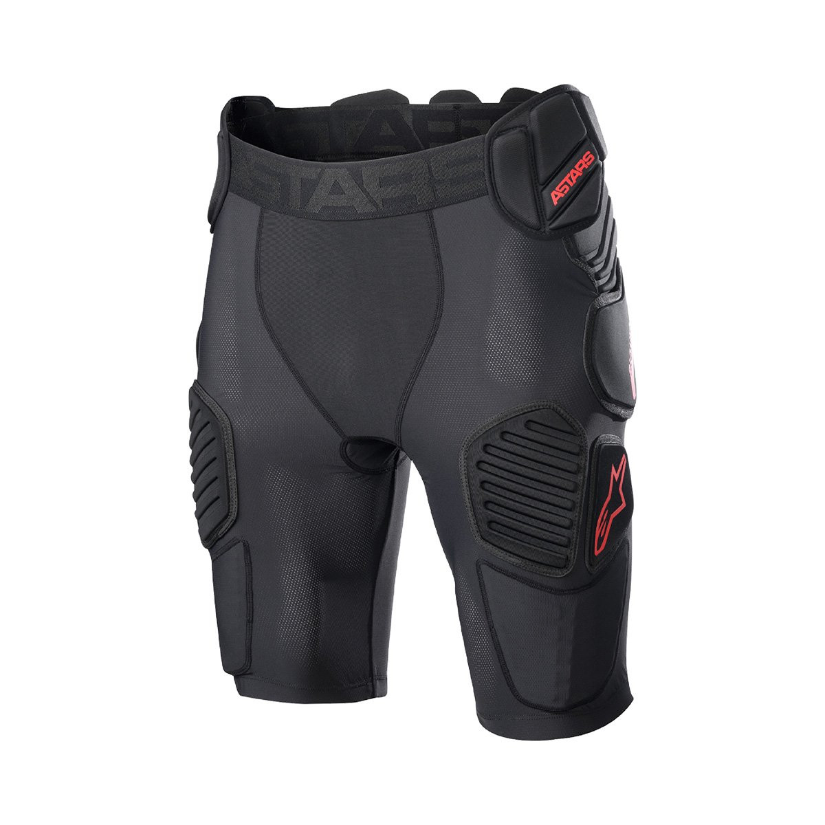 Alpinestars Bionic Pro Protection Shorts Black Red Size M