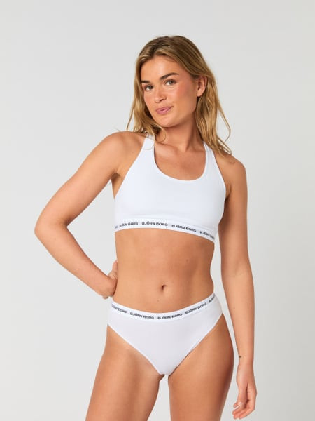 Björn Borg Core Logo High Waist Brief 2-pack White, L