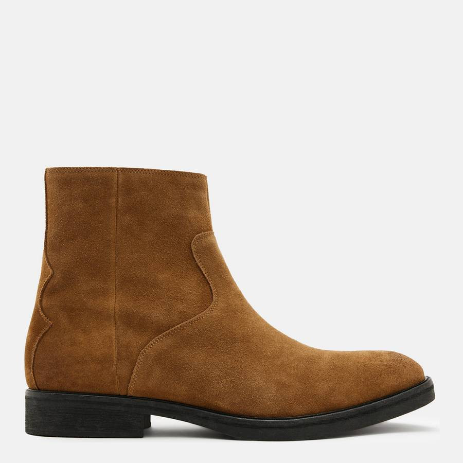 Brown Lang Suede Boots