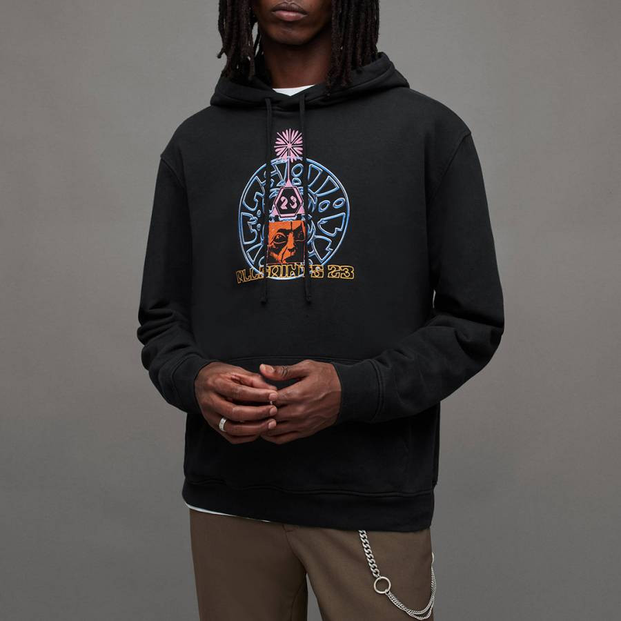 Black Dimension Graphic Hoodie