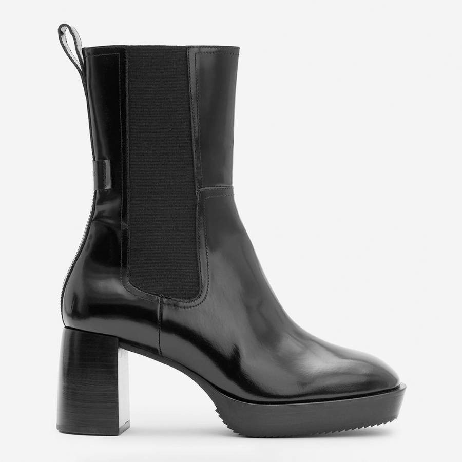 Black Lottie Heeled Boots