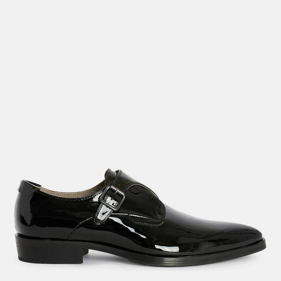 Black Keith Buckle Shoes