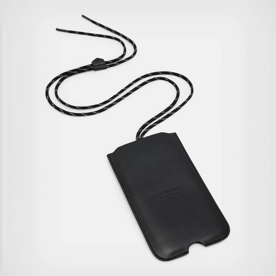 Black Leather Iphone Case