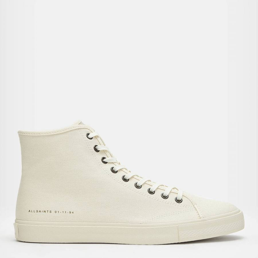 Cream Bryce High Top Trainers