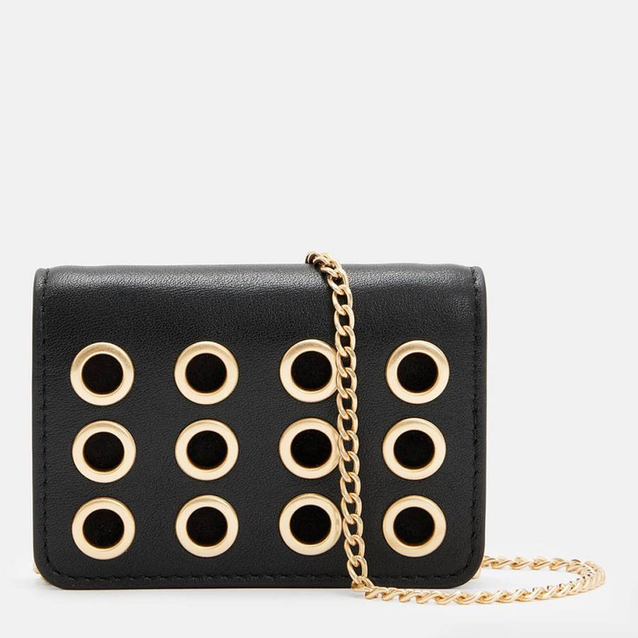 Black Tallulah Leather Crossbody Bag