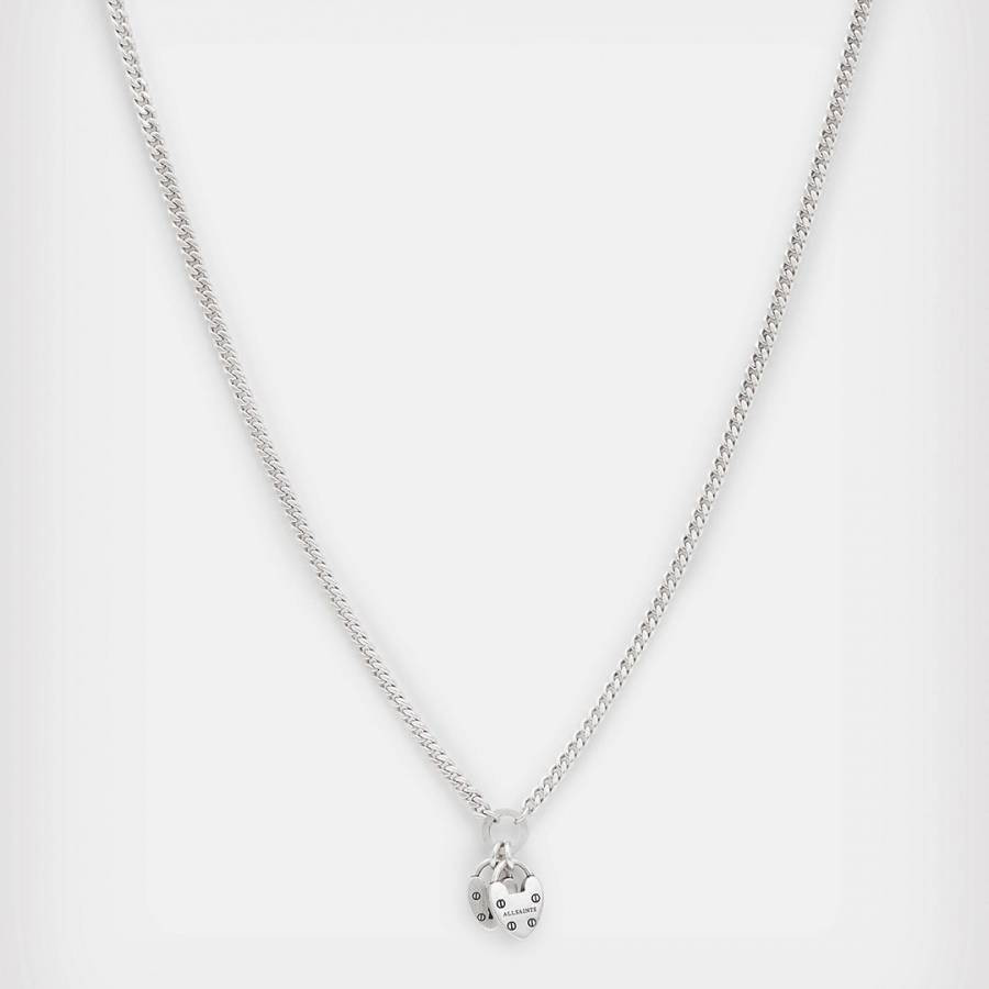 Silver Heartlock Neckless