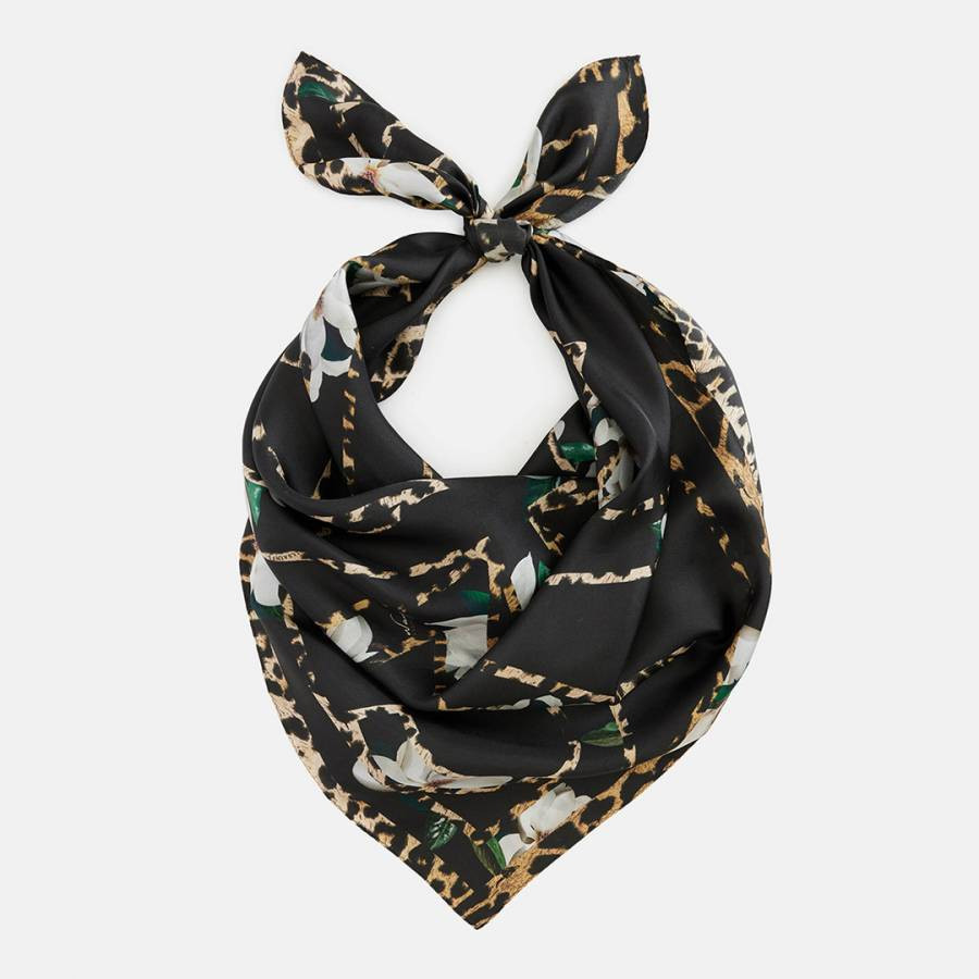 Black Quarters Silk Bandana