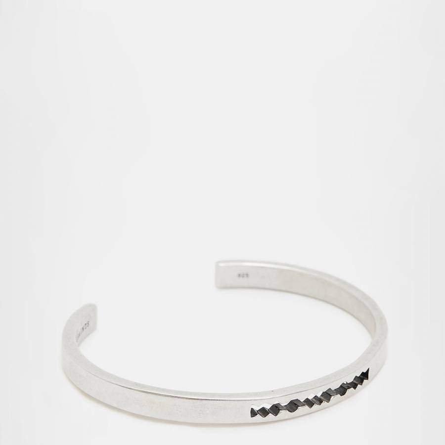 Silver Laser Bangle