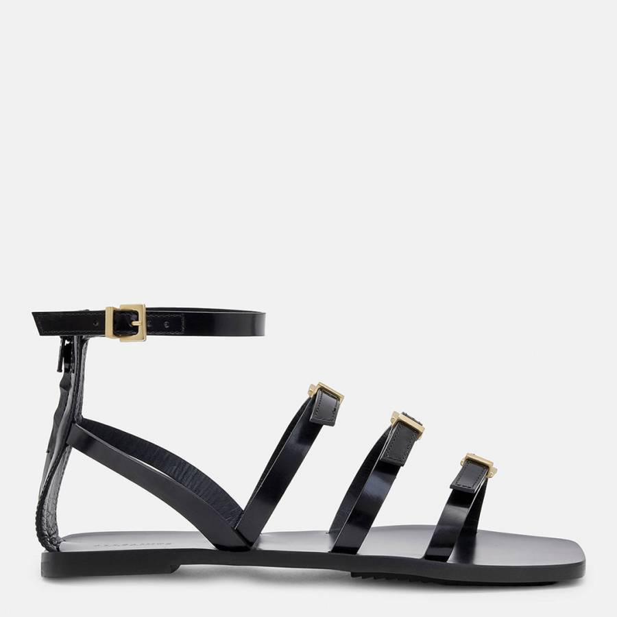 Black Lore Leather Sandals