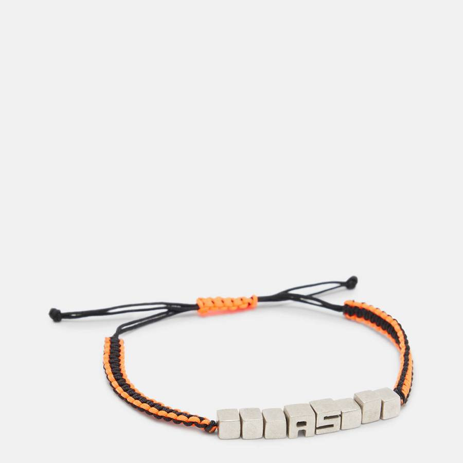 Silver/Orange Kiyo As Bracelet