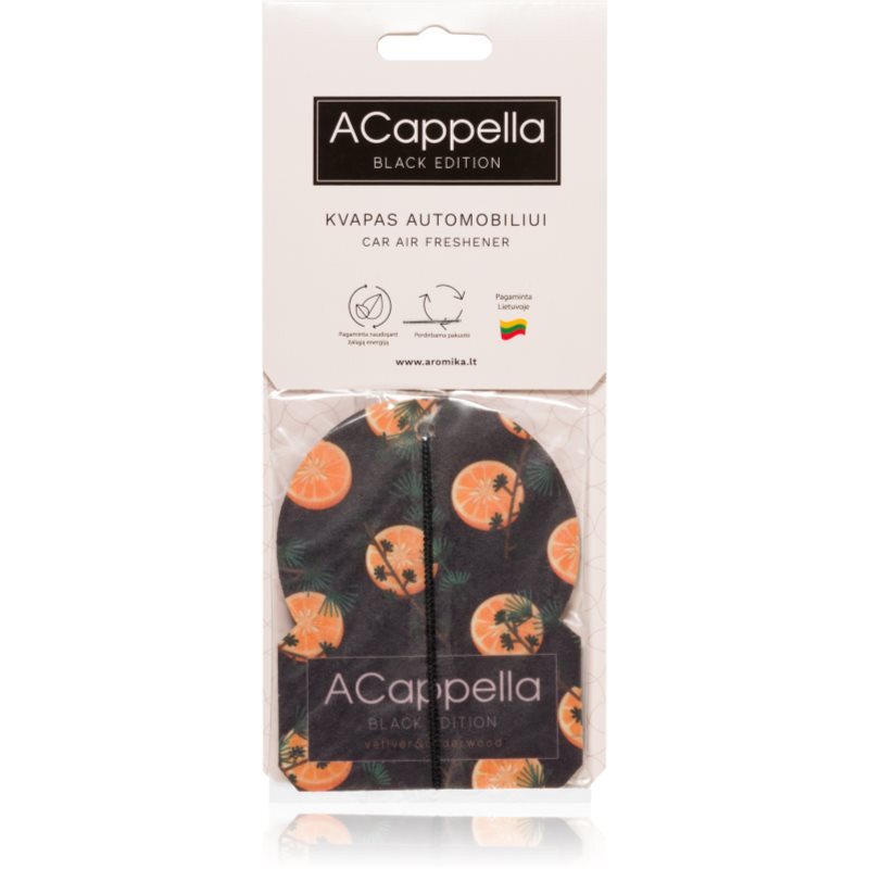 ACappella Black Edition Vetiver air freshener 1 pc