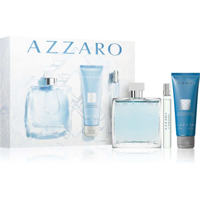 Azzaro Chrome gift set for men