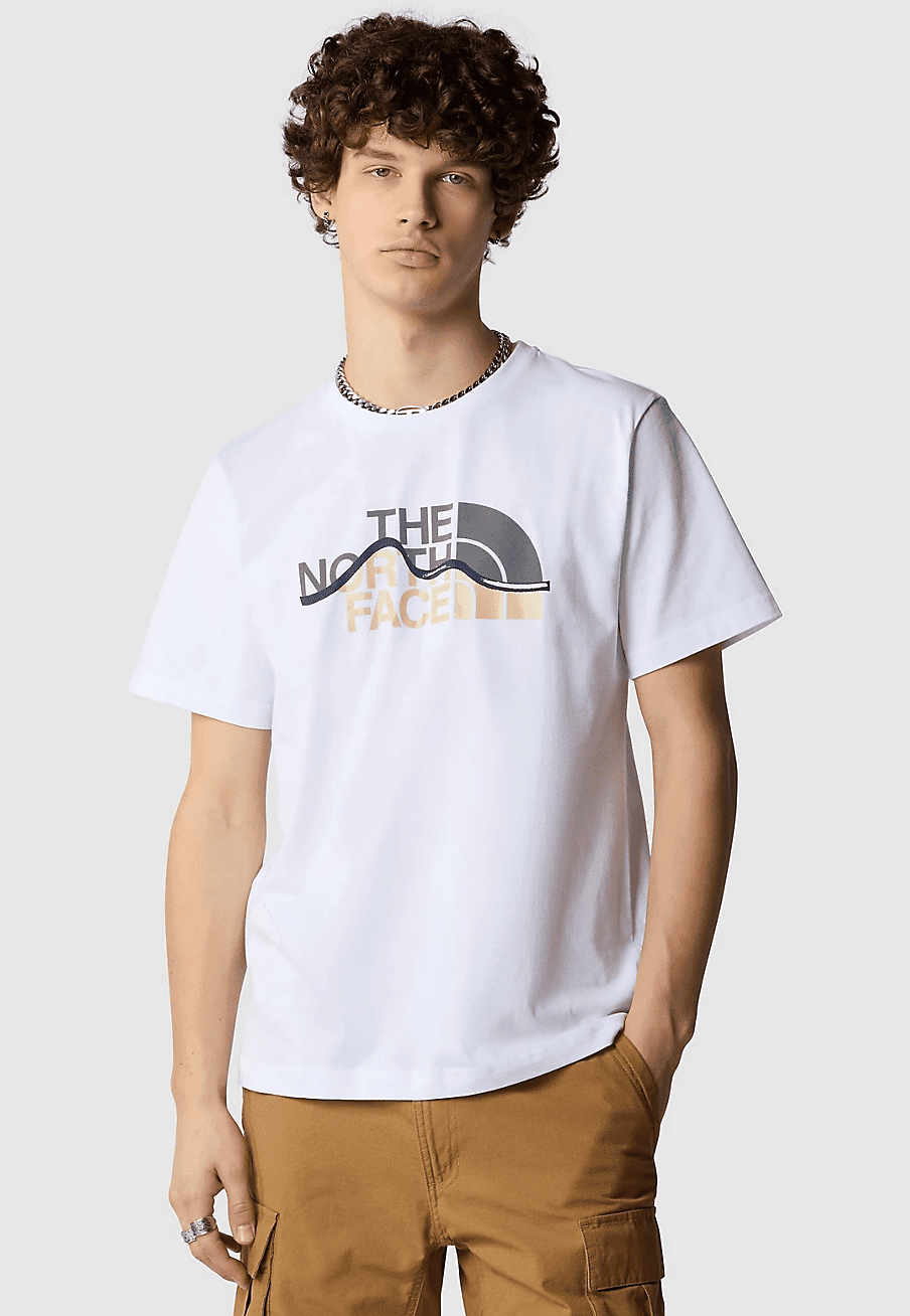 The North Face - Mountain Line Tnf White - T-Shirt