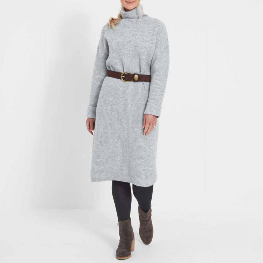 Grey Thistle Wool Blend Dress