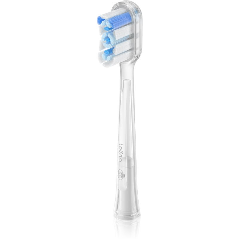 Laifen Super-Clean Transparent Pack of 3 toothbrush replacement heads 3 pc