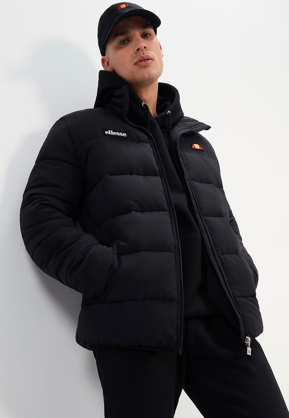 Ellesse - Nebula Padded Black - Jacket - black - L - 100% Polyamide,Synthetics