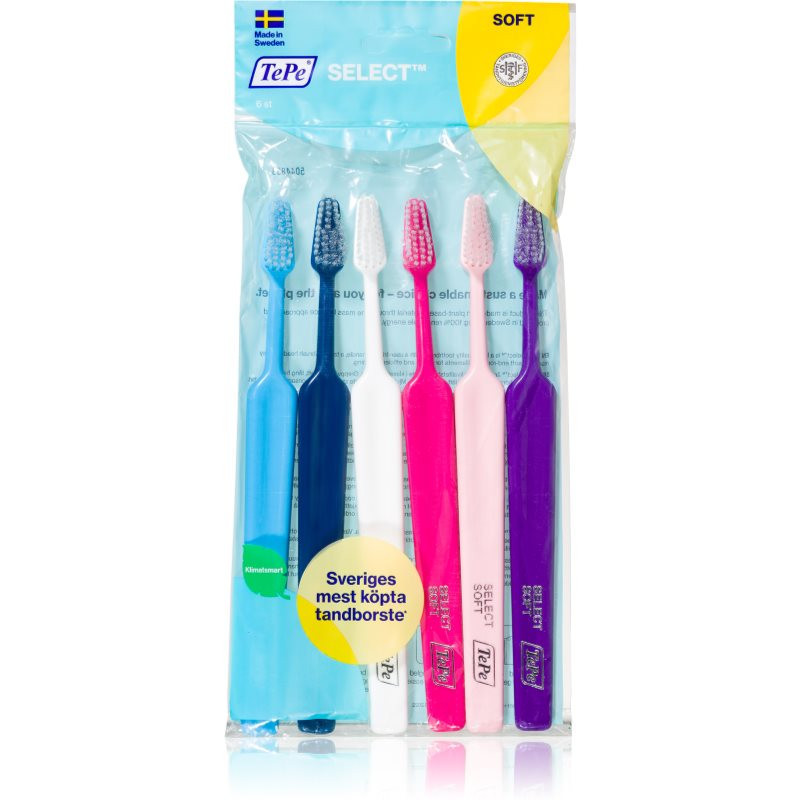 TePe Select Soft 4+2 toothbrushes 6 pc