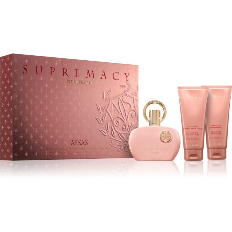 Afnan Supremacy Pour Femme Pink gift set for women