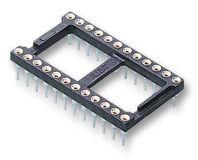 Amp Connectors / Te Connectivity 822-Ag11Desl-Lf Socket Ic, Dil, 22Way, Pk22