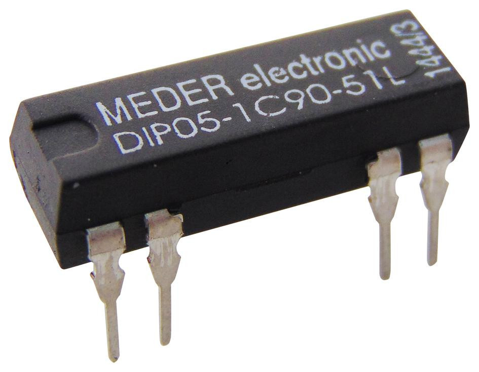 Standexmeder Dip05-1C90-51L Relay, Reed, Spdt, 100V, 0.2A, Tht