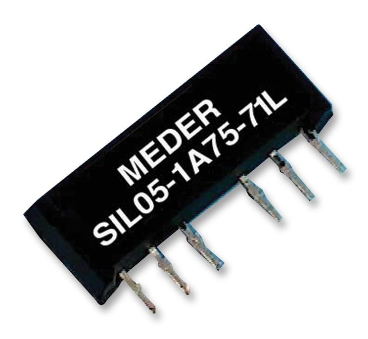 Standexmeder Sil05-1A72-71L Relay, Reed, Spst-No, 200V, 1A, Tht