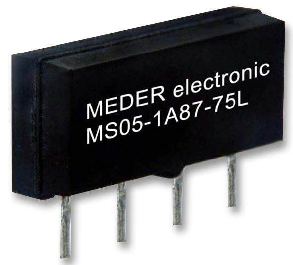 Standexmeder Ms12-1A87-75L Relay, Reed, Spst-No, 200V, 0.5A, Tht