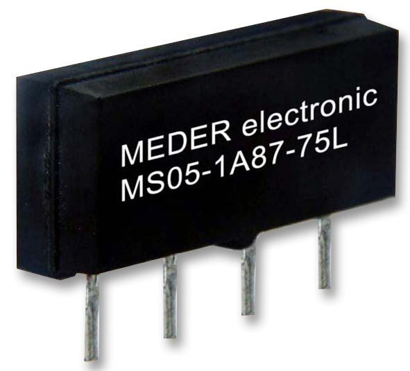 Standexmeder Ms12-1A87-75D Relay, Reed, Spst-No, 200V, 0.5A, Tht