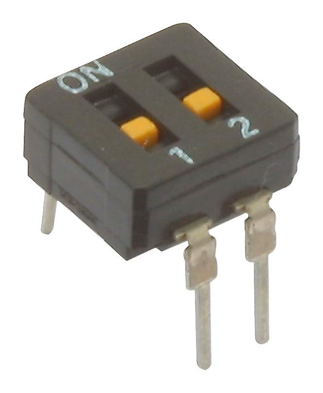 Omron/partner Stock A6D-2100 Dip Switch, Spst, 0.025A, 24Vdc