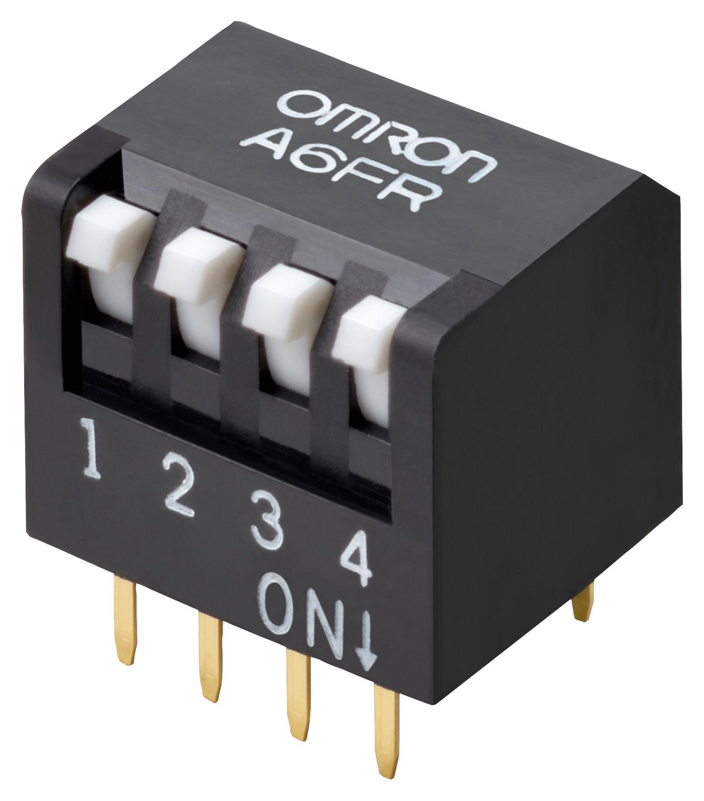 Omron/partner Stock A6Fr-2101 Dip Switch, Spst-No, 0.025A, 24Vdc